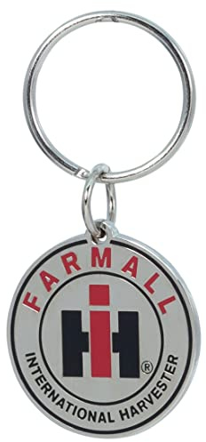 Plasticolor 004276R01 International Harvester Farmall Enamel Key Chain, 1 Pack, Chrome