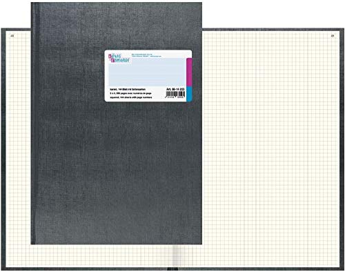König & Ebhardt König und Ebhardt König & Ebhardt 8614223 Geschäftsbuch / Kladde (A4, kariert 80g/m², 144 Blatt Fadenheftung, mit Seitenzahl)