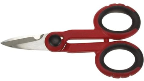 Toolland Forbici multifunzione, acciaio inossidabile, impugnatura morbida, per cavi, tessuto, moquette, pelle e cartone, 160 mm