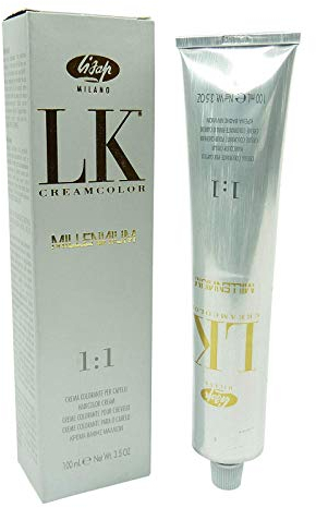 Lisap LK Cream Color Millennium Permanent Creme Haar Farbe Coloration 100ml - 8/67M Bronze