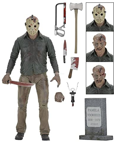 NECA- Vendredi 13 Chapitre 4 Jason Figurine, 634482397169, 18 cm