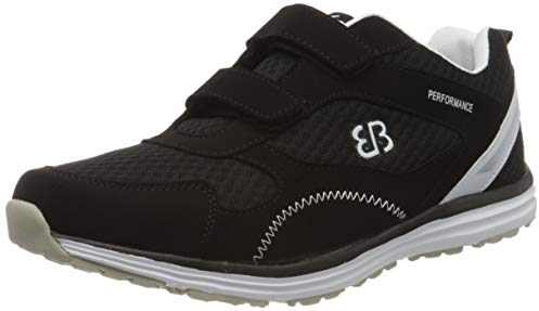 Brütting Unisex Performance V Fitnessschuhe, Schwarz Weiß, 43 EU