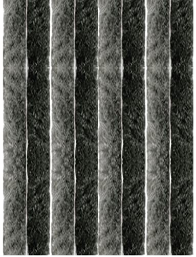 Arsvita Flauschvorhang 120x220cm (Anthrazit-Schwarz), Perfekter Insekten- und Sichtschutz für Ihre Balkon- und Terrassentür, viele Farben