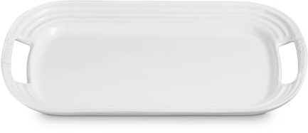 Le Creuset Stoneware Serving Platter, 16.25, White