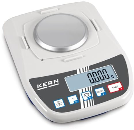 KERN Skolvåg EMS 300–3 (vägningsområde max. 300 g, läsbarhet 0,001 g, reproducerbarhet 0,002 g, linjäritet 0,005 g, för fysik/biologi/kemisk undervisning, vägplatta 175 x 90 mm)