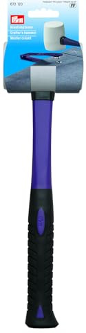 Prym 673120 Kreativhammer, Einschlaghilfe, Gummihammer