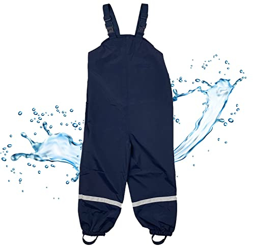 BMS Regenhose - Latzhose - atmungsaktiv - 100% wasserdicht