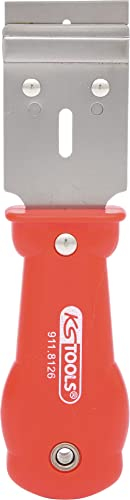 KS Tools 911.8126 Plakettenschaber, 38mm, Rot