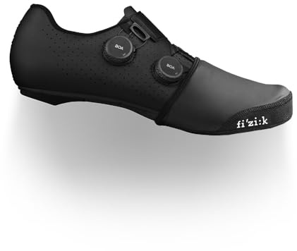 Fizik Winter Toe Cover,Waterproof Winter Road Cycling Toe Cover, Black, XS-S (36-40)