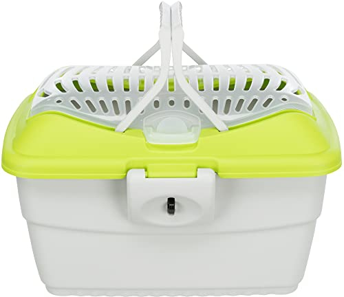Trixie 39802 Mini-Capri Transportbox 40 x 22 x 30 cm hellgrün/grün, 1 Stück (1er Pack)