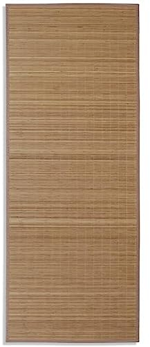 vidaXL Bambusteppich Teppich Matte Küchenteppich Bambusmatte Vorleger Läufer