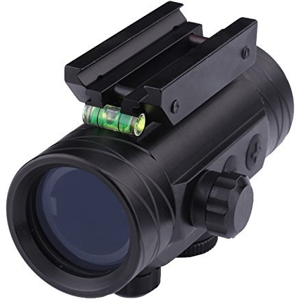 Fire Wolf Lunette de visée à point rouge 11/20 mm pour fusil de chasse avec niveau à bulle