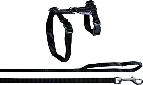 Karlie Katzengeschirr und Leine Classic L: 120 cm ø: 32 - 56 cm schwarz