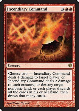 Magic: the Gathering - Incendiary Command (113/356) - Commander 2013 by Magic: the Gathering