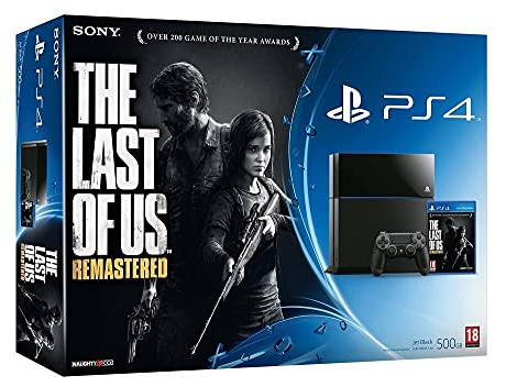 Console PS4 500 Go Noire + The Last of Us Remastered