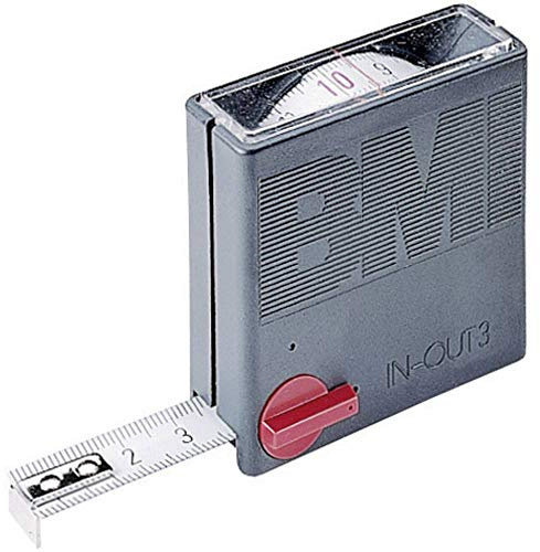 BMI 404351010 Taschenbandmaß in-Out mit Teilung, 3 m