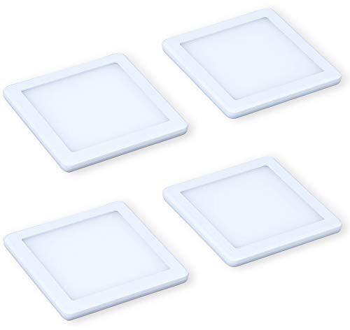 kalb Material für Möbel LED Unterbauleuchten Küchenleuchte Küchenleuchten Panel Unterbauleuchte Küche, Auswahl:4er SET, Lichtfarbe:warmweiß