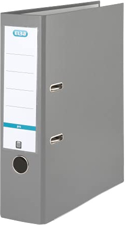 Elba Ordner A4, smart Pro, 8 cm breit, Kunststoff außen, grau