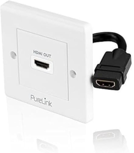 PureLink PI100 Prise HDMI High Speed PureInstall avec Canal Ethernet Prise HDMI A vers HDMI A Longueur 0,1 m