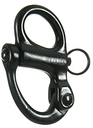 Fusion Climb Quick Release High Strength Snap Shackle 18KN Pull-Lock Mechanism Matte Black