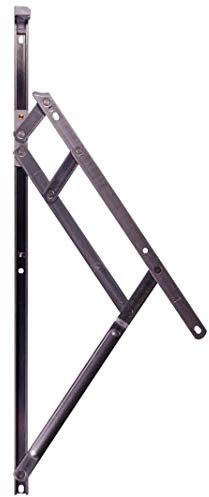 Securistyle Defender 24 Inch Friction Stay Narrow Window Hinge Slimline Euro Grove Top Hung Unfinished Plastic
