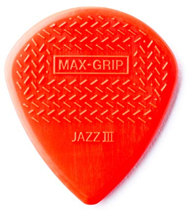 JIM DUNLOP Plektrum Max Grip Jazz III Nylon fiber 6 Stück