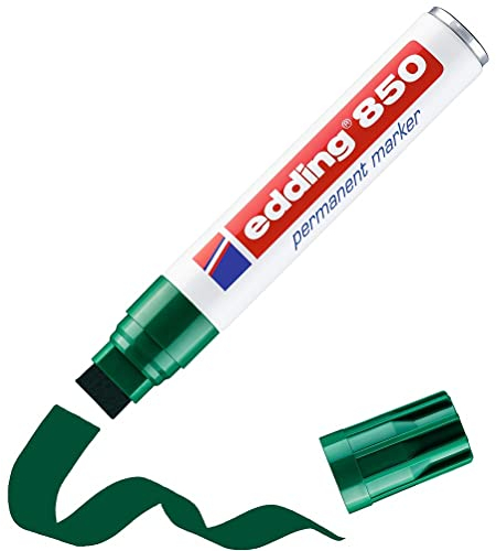 edding 850 Permanentmarker - grün - 1 Stift - Keil-Spitze 5-15 mm