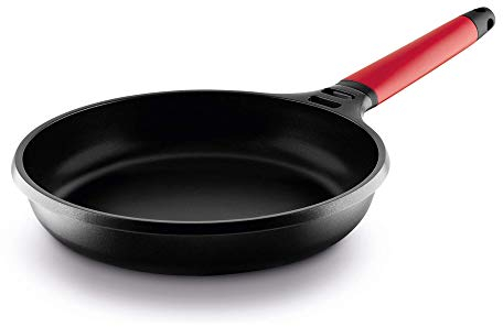 CASTEY - Sartén de Inducción Castey, Modelo 2-I16, Color Rojo, Tamaño 16 cm, Aluminio y Mango Desmontable, Revestimiento Antiadherente, sin PFOA, Base Full Induction, Apta para Todas las Cocinas