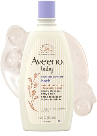Aveeno Baby Calming Comfort Bath, lavendel och vanilj, 45 ml av Aveeno BEAUTY (Engelsk manual)