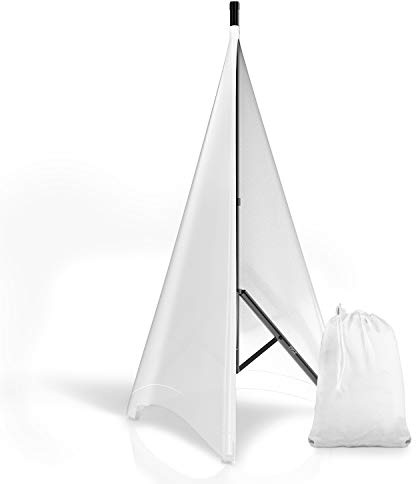 Pyle PSCRIM2W Universal-Stativ für DJ-Lautsprecher, Weiß
