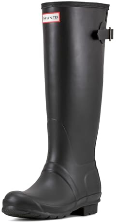 Hunter - Original Adjust, Stivali di gomma da donna, Nero (Black), 42 EU (12 UK) EU