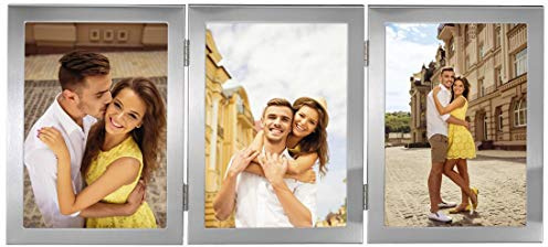 Hama Portrait Bilderrahmen Laval (Fotogröße 3x 13 x 18 cm), silber