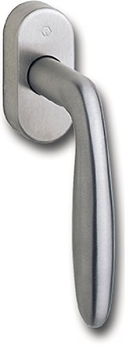 HOPPE 1660393 Fenstergriff, VK, Silber eloxiert Verona Poignée de fenêtre carrée 7 x 35 mm Argent anodisé