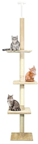 Tiragraffi per gatti, dal pavimento al soffitto