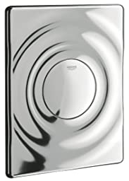 GROHE 37063000 Surf Plaque de commande WC Argent