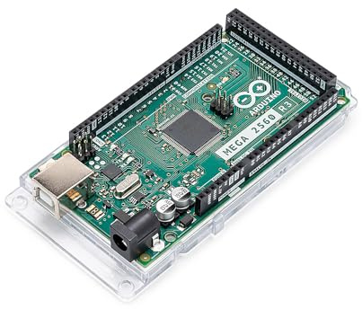 Arduino Mega 2560 REV3 [A000067] - Placa de Desarrollo con microcontrolador ATmega2560, Ideal para proyectos complejos, robótica, automatización y Aplicaciones con Muchas E/S.