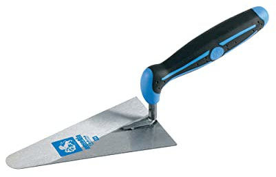 AUSONIA - 40100 Truelle Italienne Ronde Truelle de Maçonnerie Lame 12 Cm