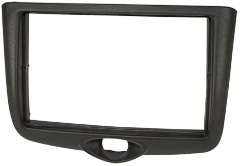 tomzz Audio 2455-045 Doppel DIN Radioblende kompatibel mit Toyota Yaris P1 1999 bis 2003 schwarz