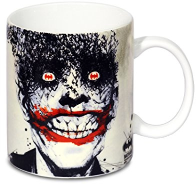 Logoshirt® DC I Batman I Joker I Chauves-souris I Mug I Tasse à café I Porcelaine I 300 ml I Dans une boîte cadeau colorée I Design original sous licence