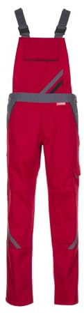 Planam 2392044 Salopette Taille 44 Rouge/Ardoise/Noir