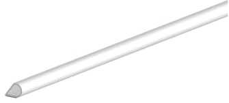 Silikondichtung Fensterdichtung selbstklebend Dichtung Silikon á 25m (Tropfenprofil, Weiß)