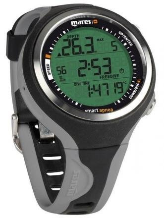Mares Smart Apnea Diving Computer - Black/Black, One Size BKGR by Mares
