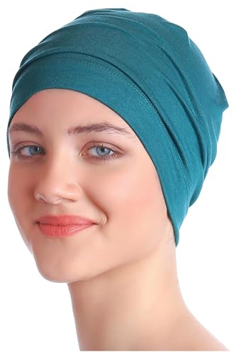 Deresina Bambus Chemo-Kopfbedeckung für Frauen & Männer – Ultra-weiche, atmungsaktive Schlafmütze bei Alopezie & Haarausfall, leichte Beanie für Tag & Nacht, Alternative zur Perücke