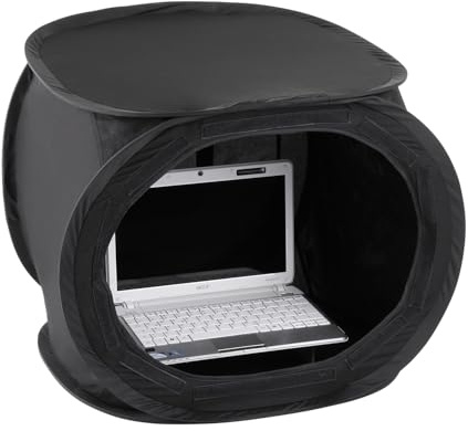 Walimex pro Pop-Up Laptop-Zelt 50x50x50cm - Sonnen- und Lichtschutz - Verbesserte Farb- und Bildkontrolle - Leichtgewichtig und Kompakt - Ideal für Outdoor-Shootings