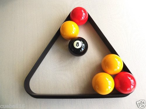 Triangolo di palle da biliardo da 5 cm, per tavolo da biliardo, per pub o casa