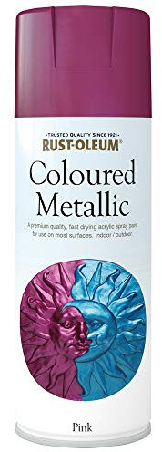 Rust-Oleum 400ml Metallic Spray Paint - Pink