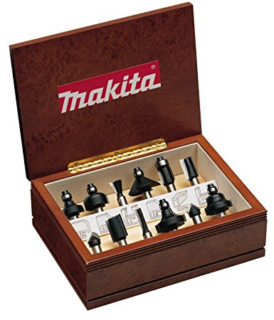 Makita A-88054 Professional HM Fräser Set, 12-teilig, 8 mm