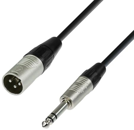 Adam Hall 4 Star Series Rean 10-m-XLR-Kabel männlich auf 6,3-mm-Klinkenstecker