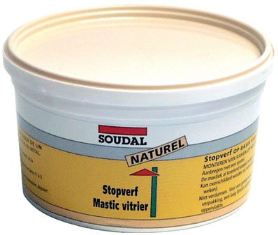 Soudal - Mastic a l huile de lin special vitrage - Teinte.Beige - Cond. Kg.5 -