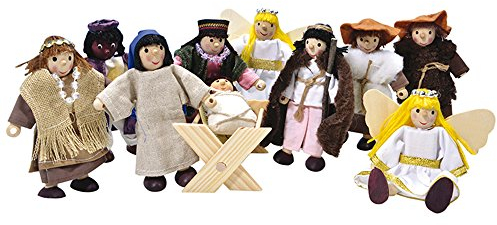 Winzlinge 309-21 Krippenfiguren Set klein - Weihnachten Weihnachtsgeschichtehte